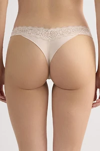 Lace and Microfiber ‘80s Style Brazilian