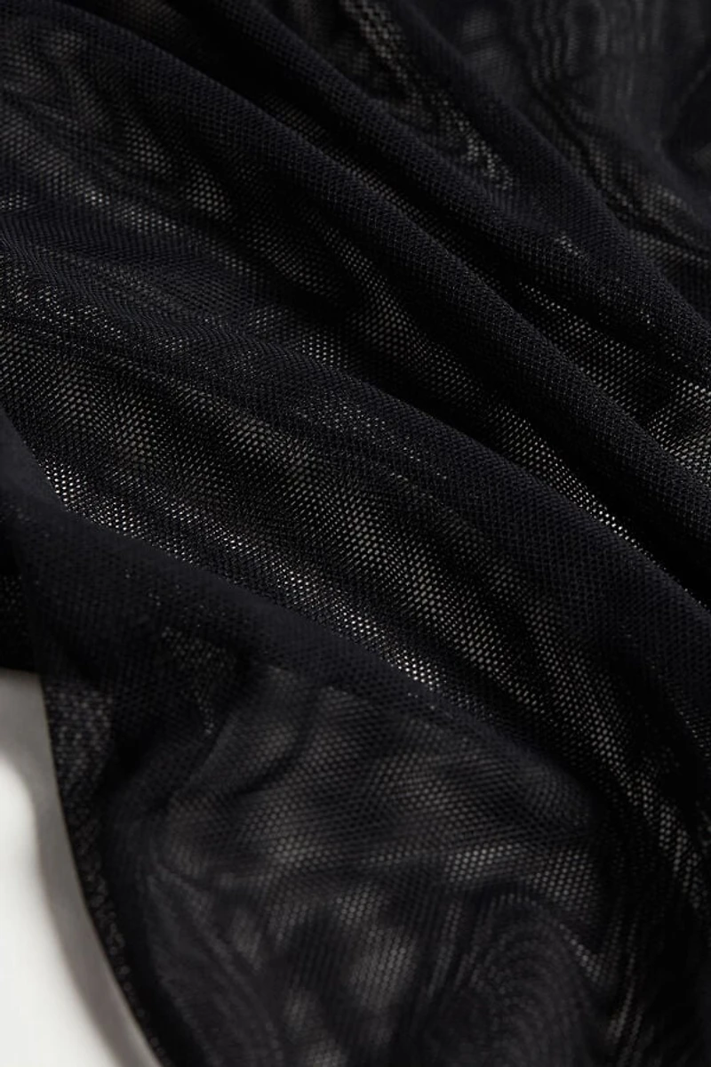 Long Sleeve Bodysuit Tulle