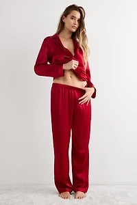 Silk Satin Pajama Pants