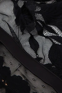 All About Flowers Lace and Tulle Babydoll