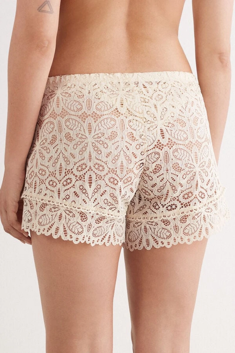 Italian Riviera Lace Shorts