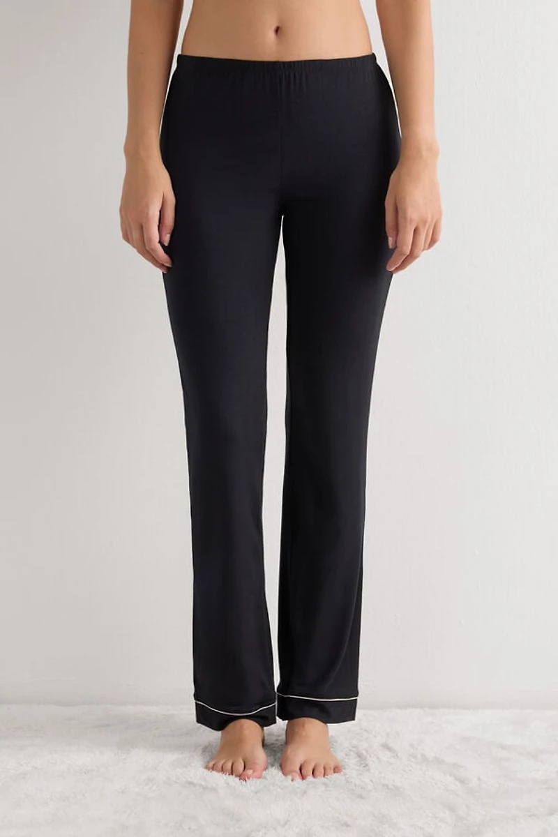 Long Micromodal Trousers