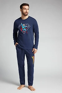 DC Comics Superman Full Length Cotton Pajamas