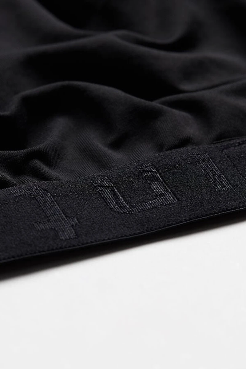 Microfiber Briefs with Logo Detail