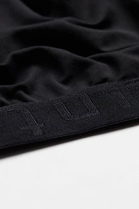 Microfiber Briefs with Logo Detail