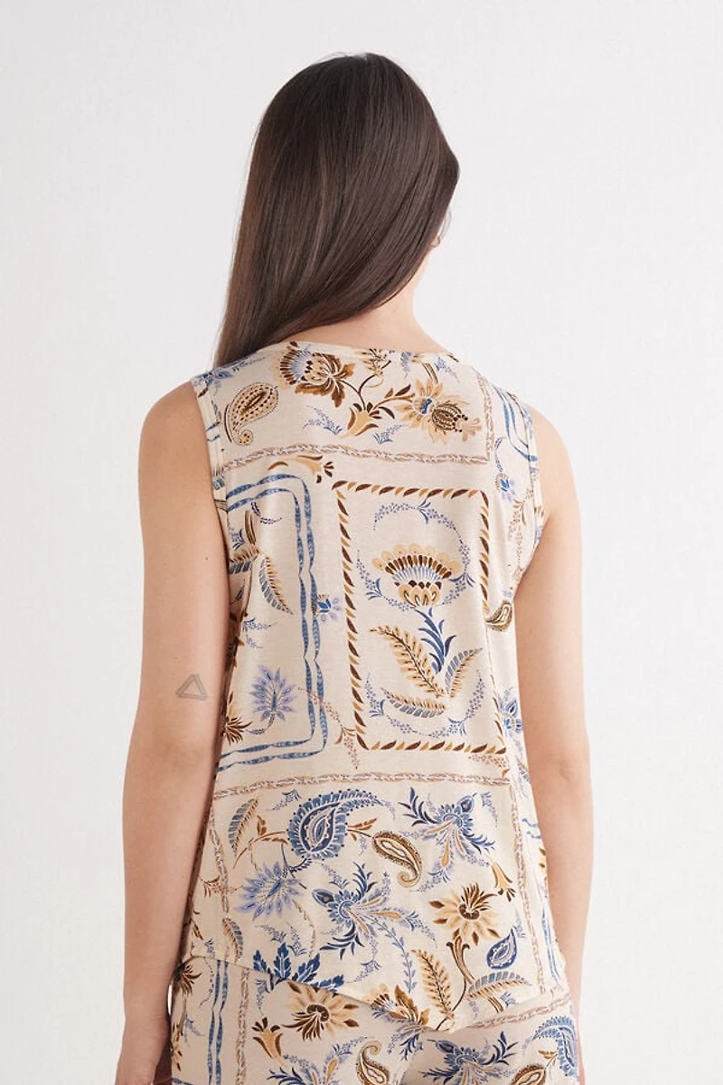 Italian Riviera Fresh Bamboo Tank Top