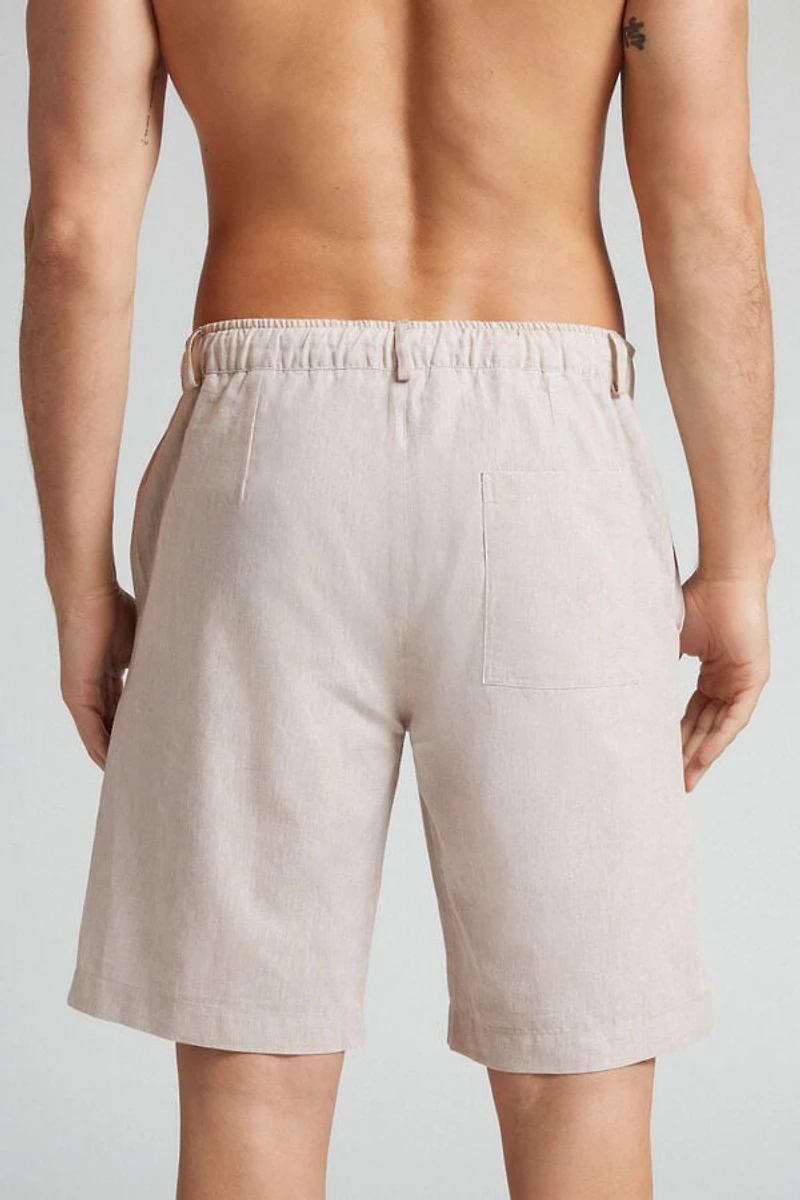 Linen and Cotton Shorts