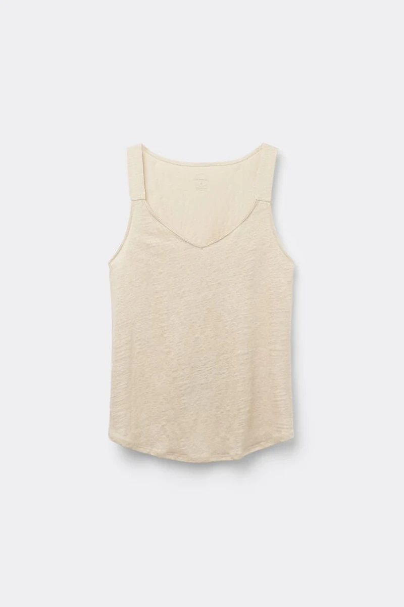 The Pure Linen Tank Top