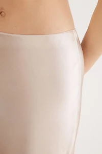 Silk Midi Skirt