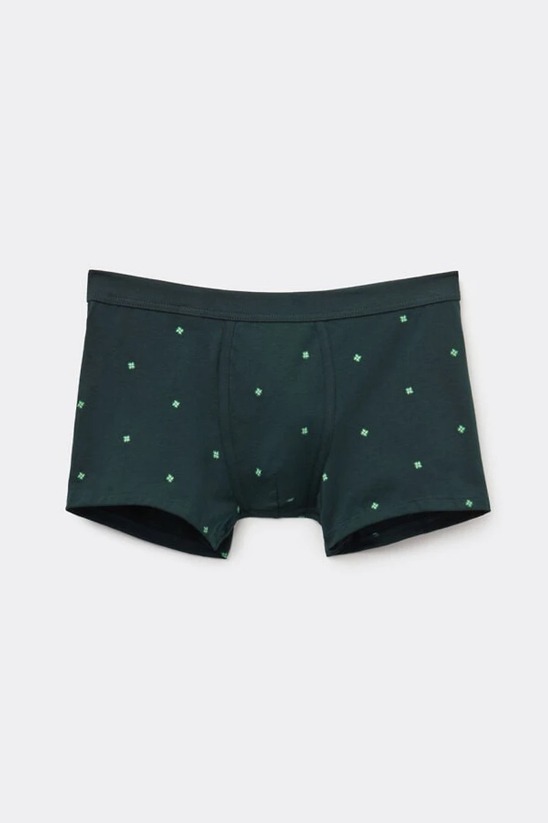 Clover Print Superior Cotton Boxers