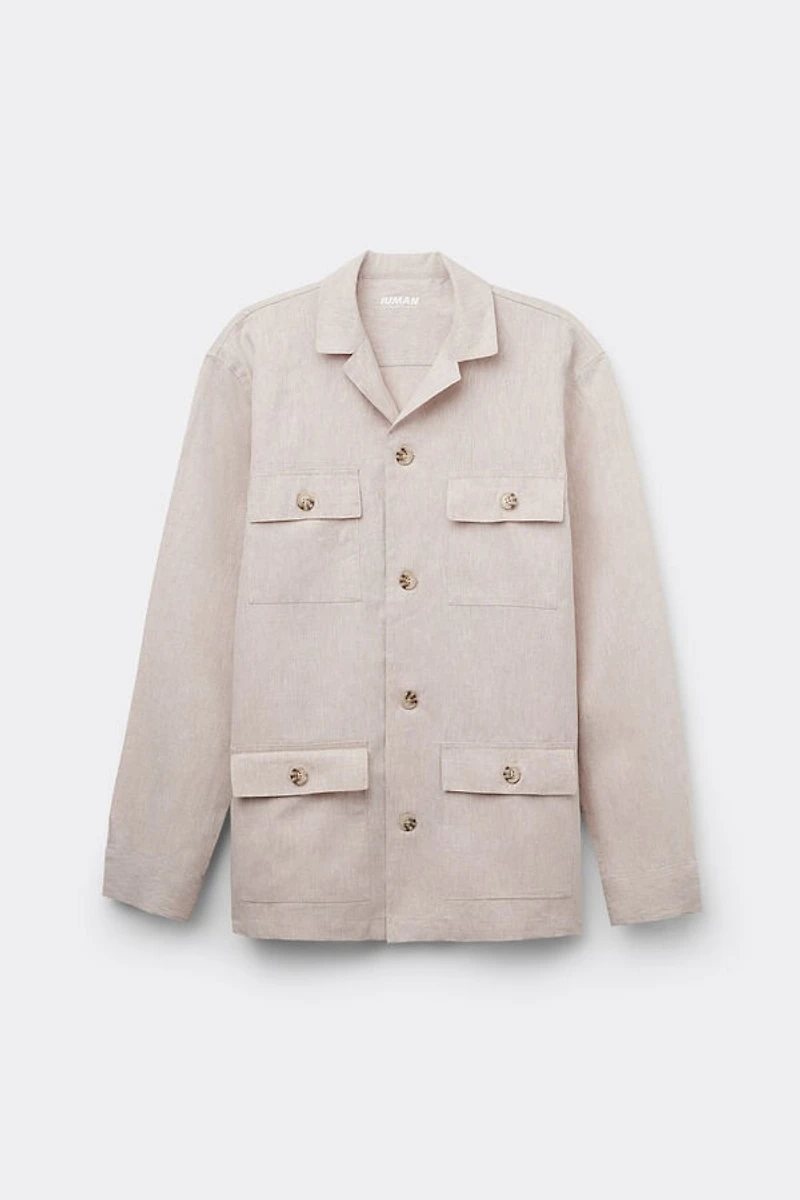 Linen and Cotton Field Jacket