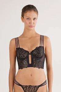 Dark Moon Girl Balconette Bustier