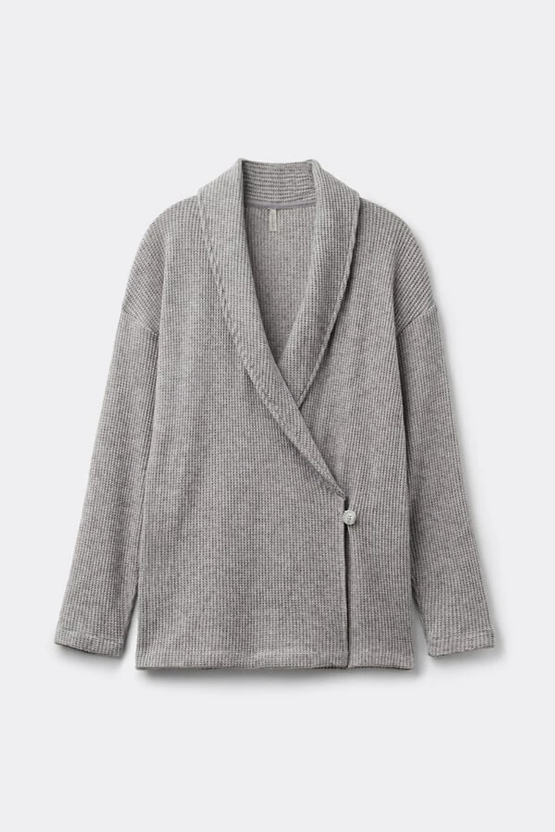 Soft Tricot Cardigan Wrap Sweater