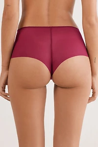 Sheer Glamour High Waist Hipster Brazilian