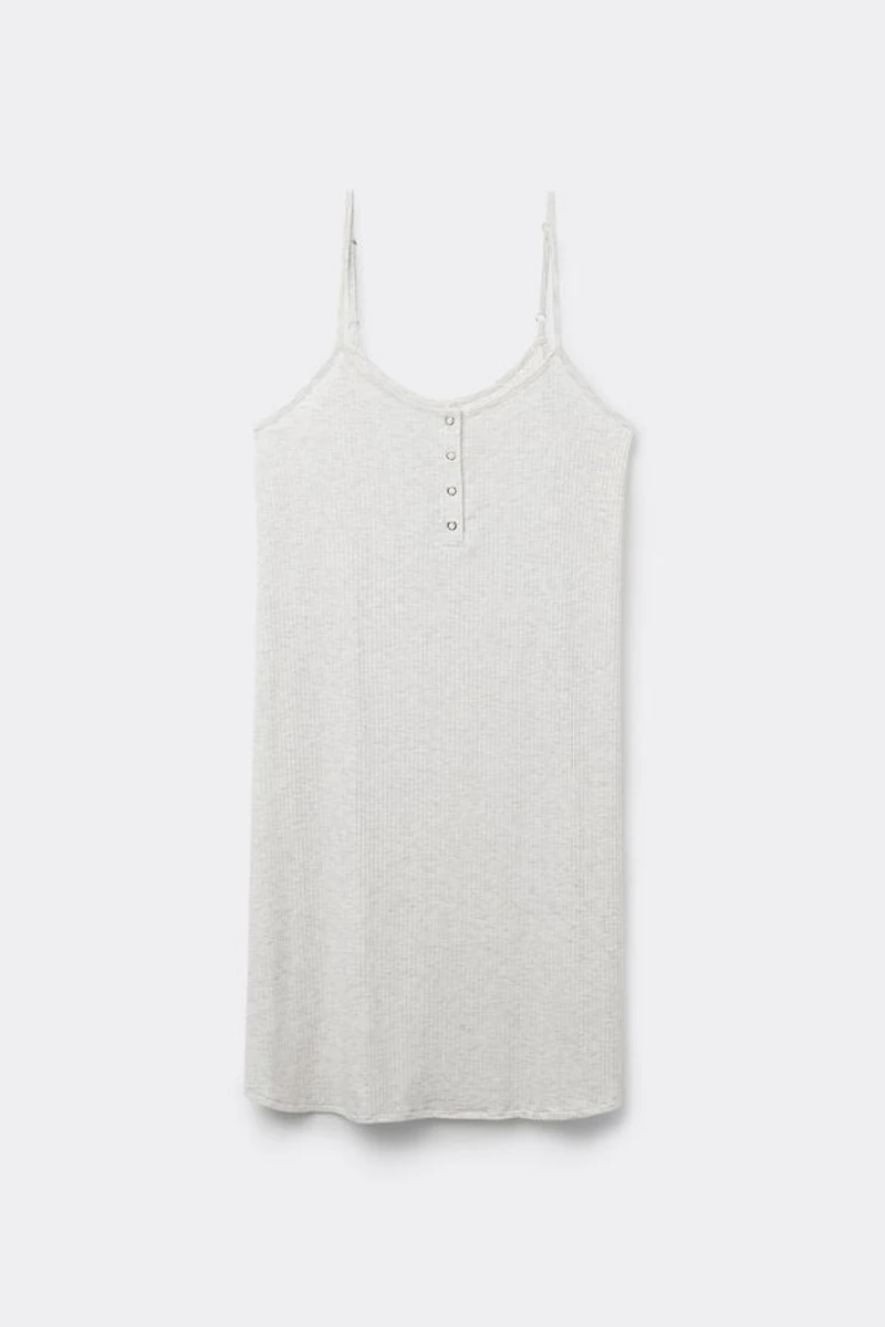 Chic Comfort Thin Strap Nightshirt