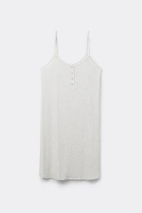 Chic Comfort Thin Strap Nightshirt