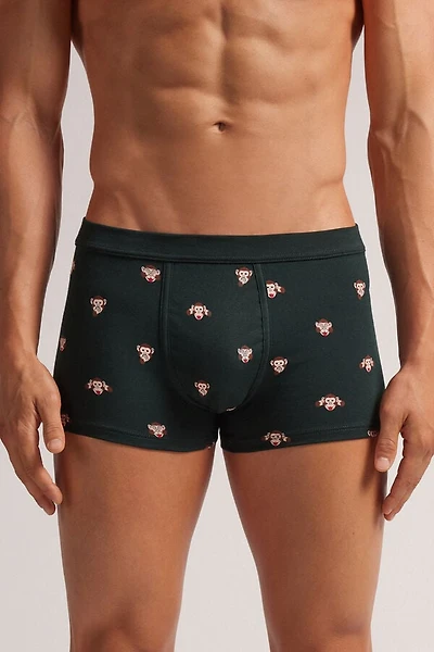 Chimp Print Superior Cotton Boxers