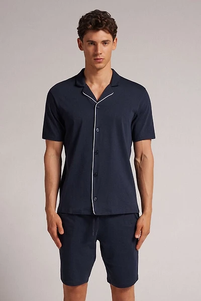 Superior Cotton Button Up Short Pajamas
