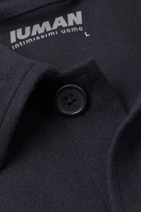 Cloth Fabric Buttoned Overshirt Jacket