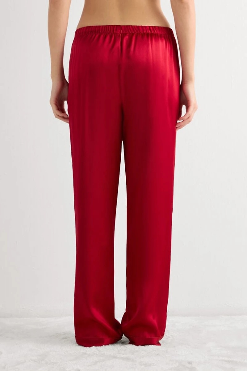 Silk Satin Pajama Pants