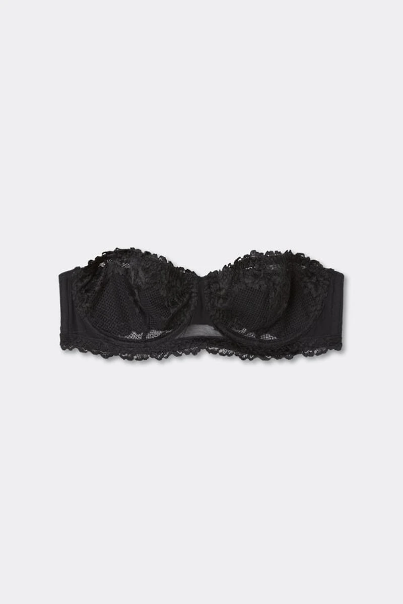 Pretty Flowers Bandeau Bra