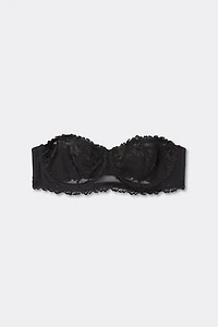 Pretty Flowers Bandeau Bra