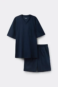 Premium Mercerized Cotton Short Pajamas