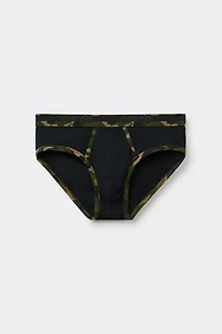 Camouflage Trim Superior Cotton Briefs