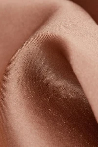 Silk Satin Top with V-neckline