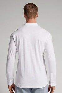Slub Cotton Long Sleeve Shirt