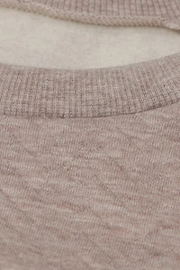 Soft Chevron Long Sleeve Top