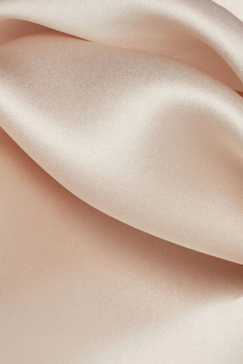 Silk Midi Skirt