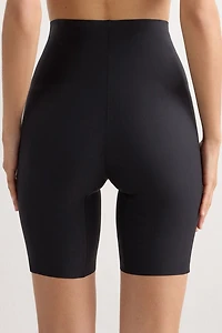 Raw-Cut Microfiber Shorts