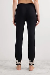 Pretty Flowers Full Length Cuffed Modal Pants