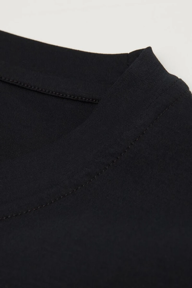 Long-Sleeved Top Premium Mercerized Cotton