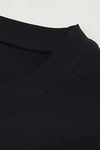 Long-Sleeved Top Premium Mercerized Cotton