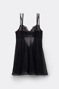 Dark Moon Girl Balconette Babydoll