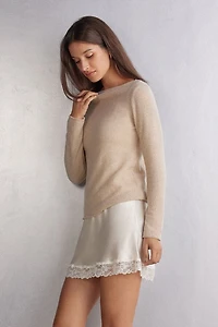 100% Cashmere Long Sleeve Top