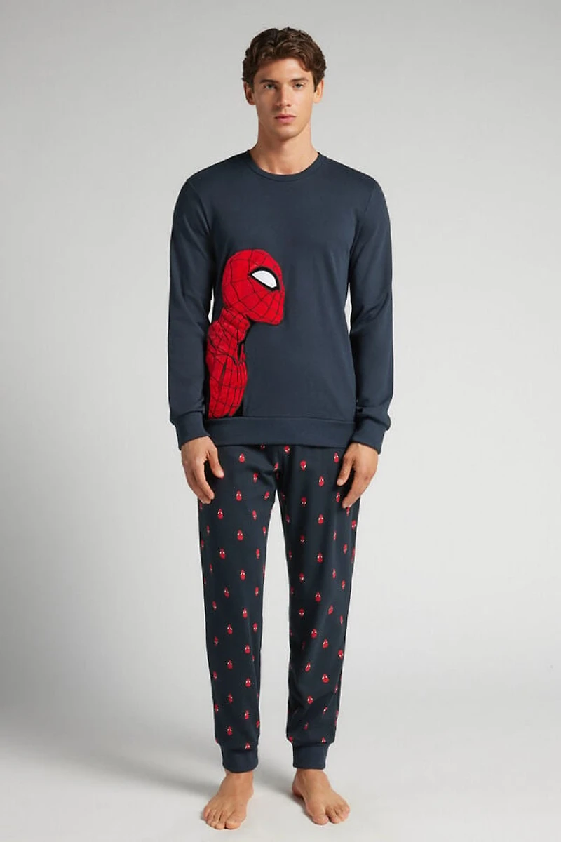 Spider-Man Marvel Full Length Cotton Pajamas
