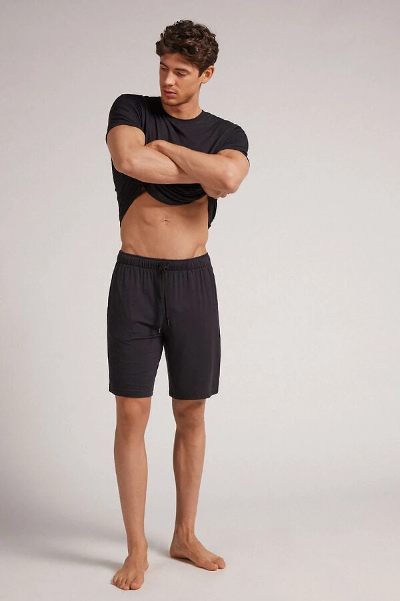 Silk and Modal Shorts
