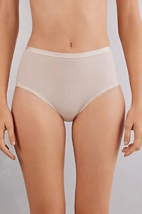 High Waist Panties Ultralight Microfiber with Lace