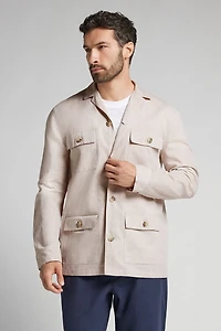 Linen and Cotton Field Jacket