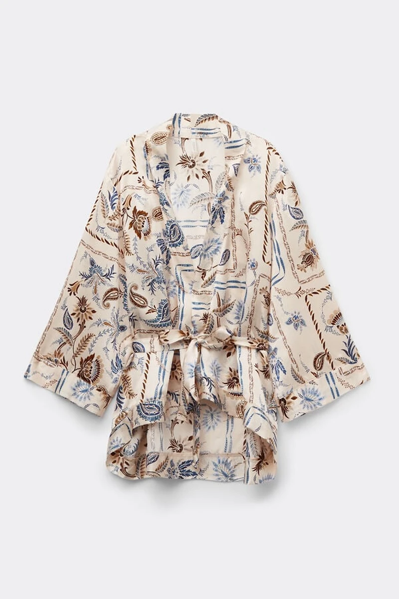 Italian Riviera Silk kimono