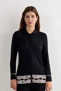 Pretty Flowers Button Up Shirt Modal