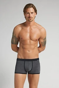 Micro-Stripe Print Superior Cotton Boxers