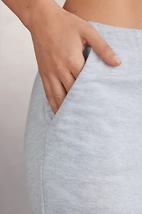 Cold Winter Night Cuffed Pants Modal with Wool