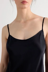 Midi-Length Slip Silk