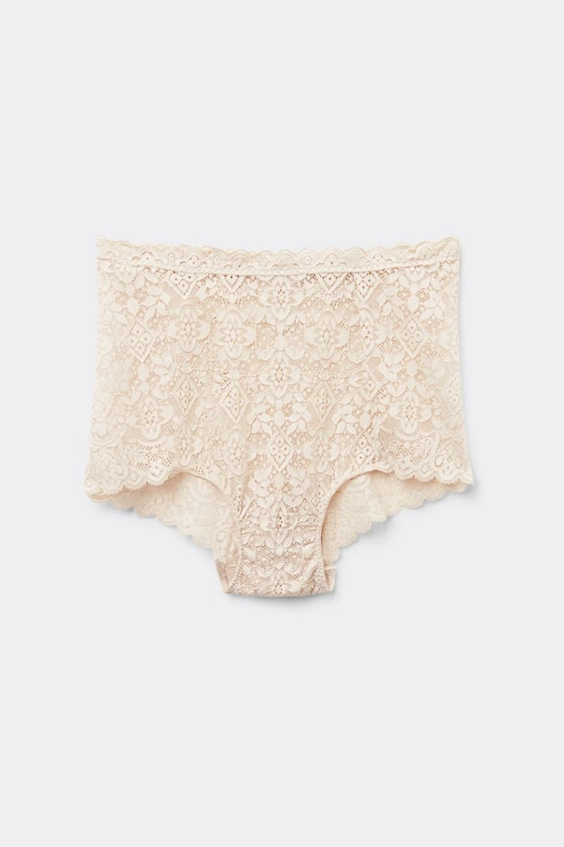 Lace High Waist Hipster