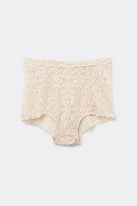 Lace High Waist Hipster