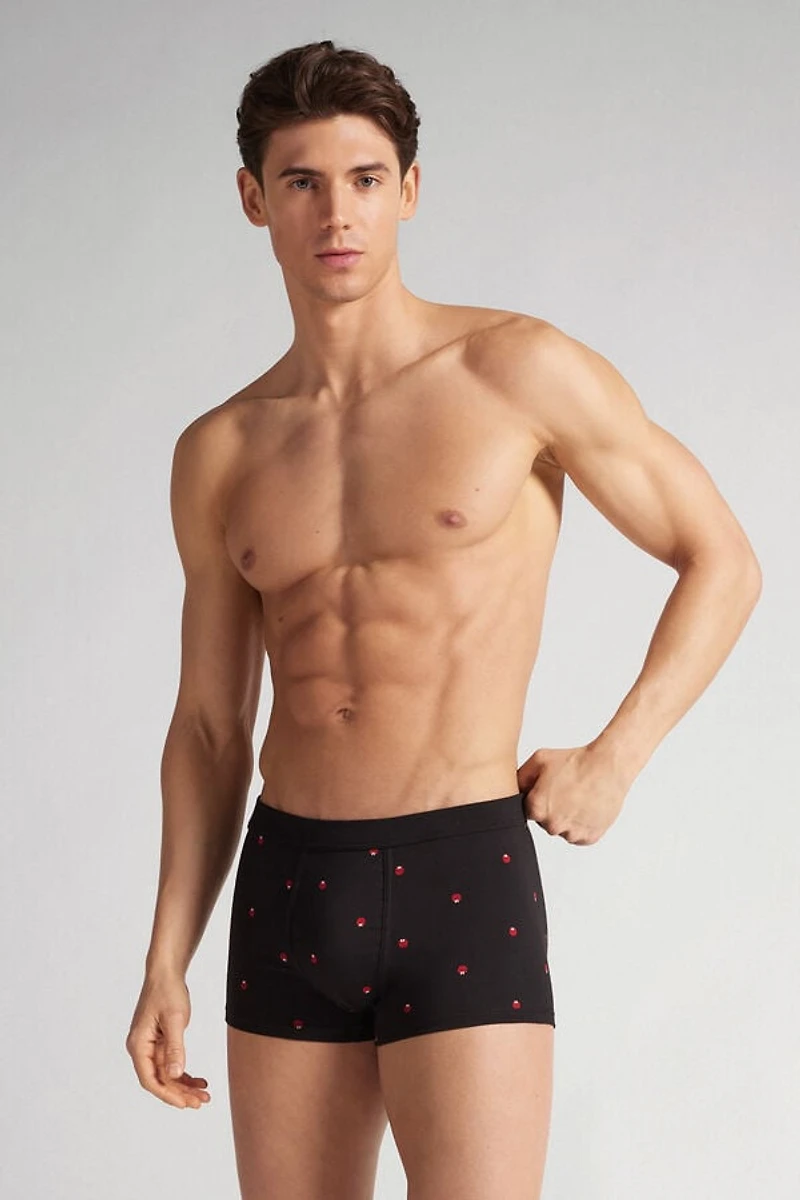 Ladybug Print Superior Cotton Boxers